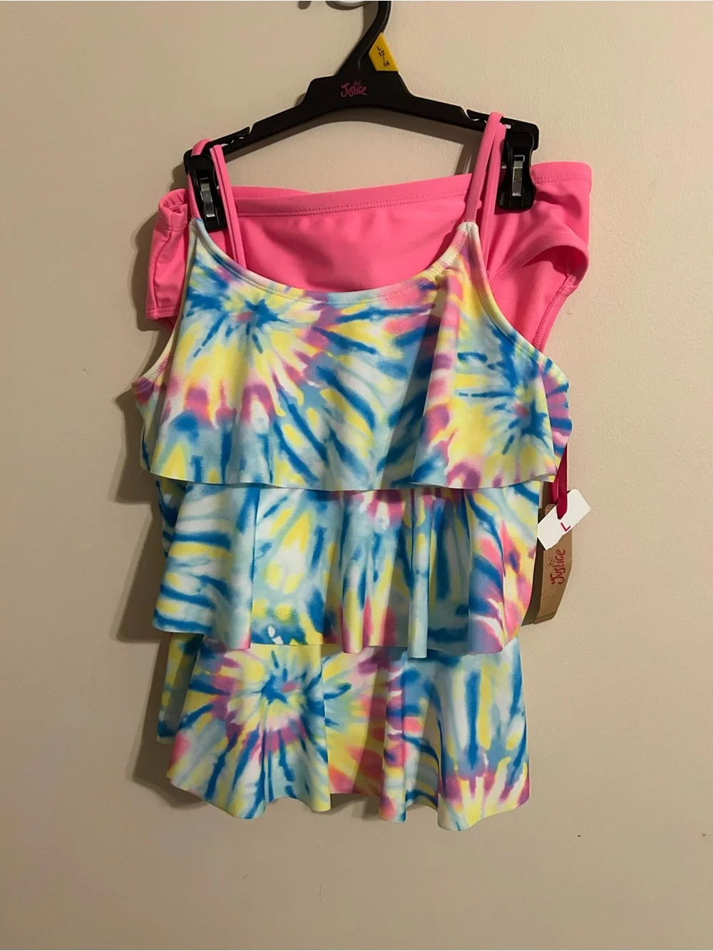 New with  tags, girls justice, two-piece swimsuit